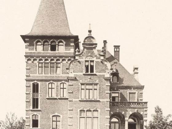 Villa Raussendorff, Gartenansicht 1894, Rückwardt