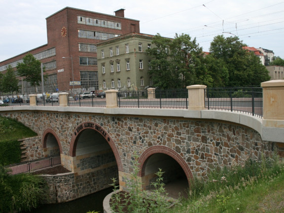 Leipzig Karl-Heine-Straße König-Albert-Brücke neu gebaut