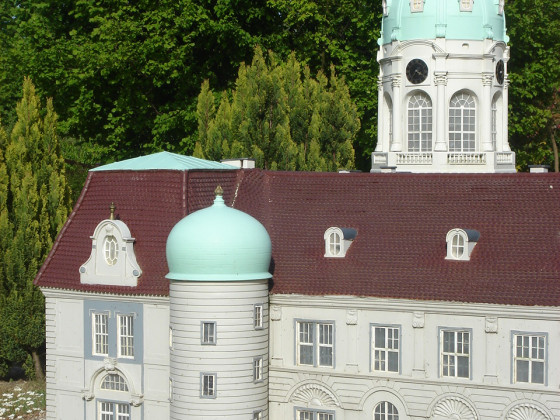 Schloss Neustrelitz Modell Modellpark Mecklenburgische Seenplatte Mai 2008