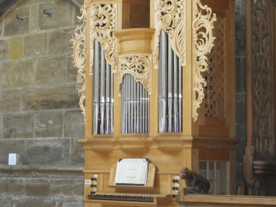 Positiv nach Vorbild einer sächsischen Orgel ( Lutz )