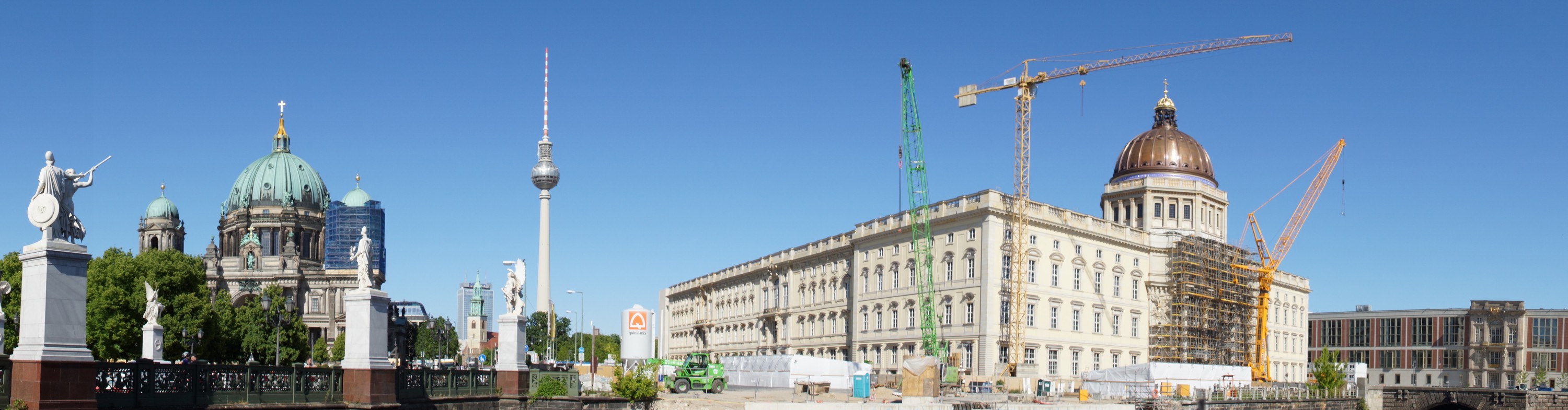 Berliner Stadtschloss am Pfingstmontag 2020