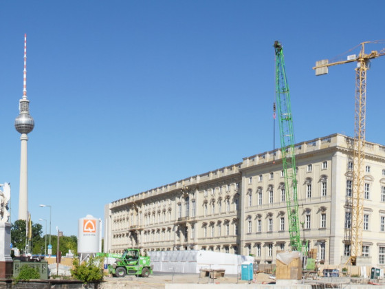 Berliner Stadtschloss am Pfingstmontag 2020