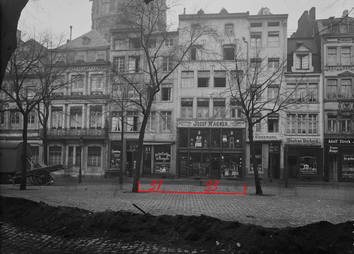 Köln Alter Markt/Bürgerstraße, Rotes Haus mögliche Rekonstruktionen