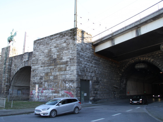 Köln Hohenzollernbrücke nördlicher Anbau