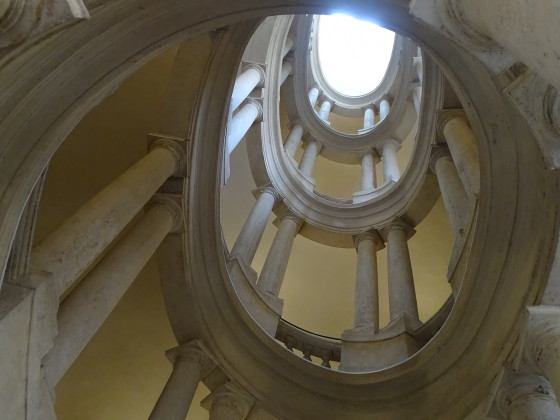 Treppenhaus von Borromini im Palazzo Barberini, Rom