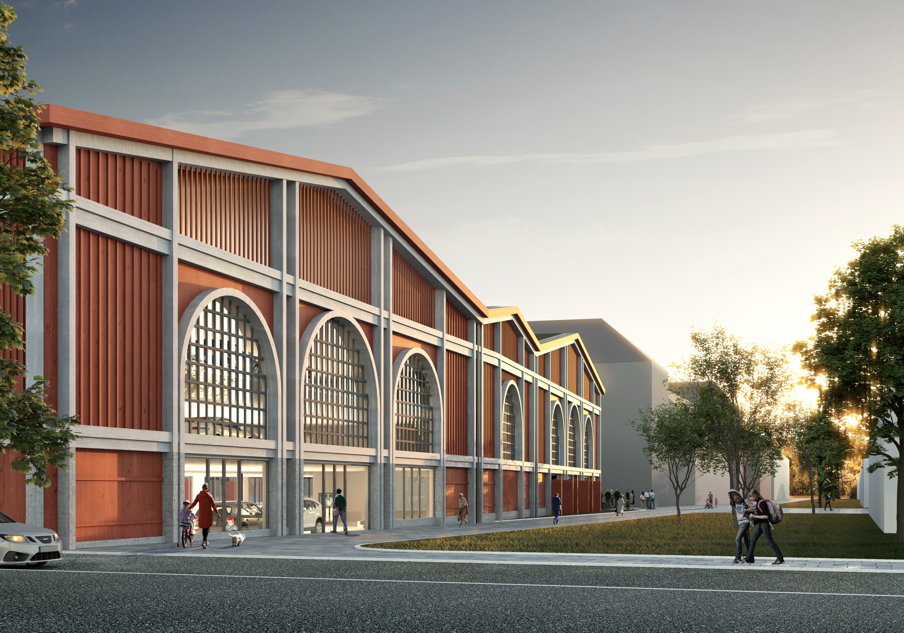 Klassisk utformning på nya parkeringshuset i Upplands Väsby 3