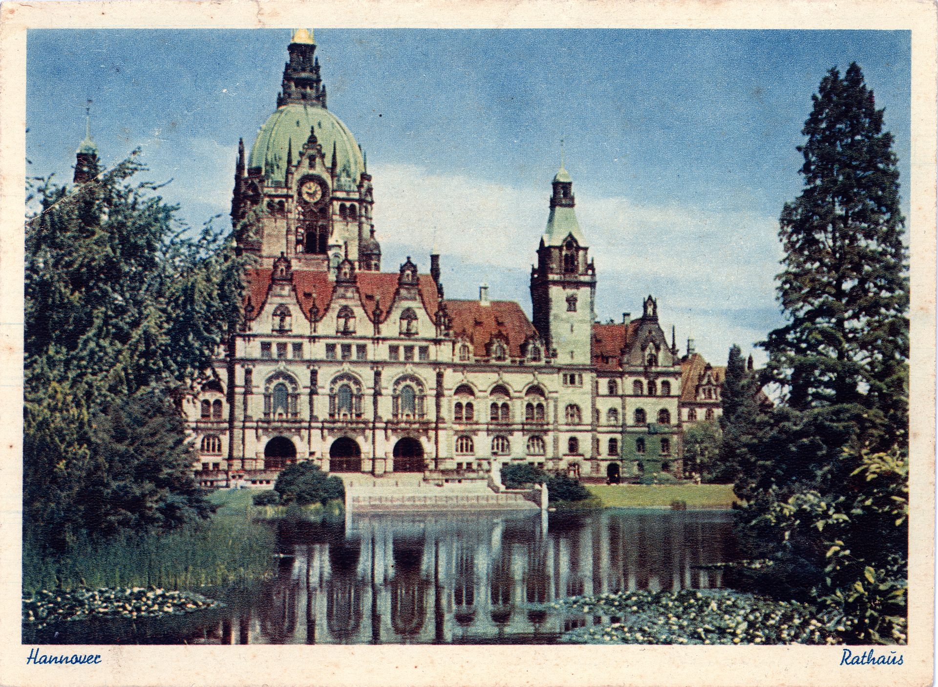 Hannover vor der Kriegszerstörung in Echtfarben