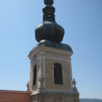 Barocker Turmaufsatz des Stadtpfarrkirchenturmes