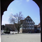 Klosterhof Maulbronn gerahmt